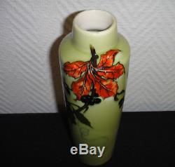 Paul Millet à Sèvres rare vase céramique Art nouveau1900 symboliste japonisme