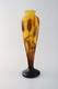 Paul Nicolas / Nancy pour D'argental, France. Grand vase art nouveau, verre c