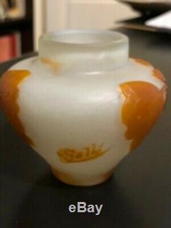 Petit vase Gallé époque Art nouveau