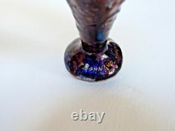 Petit vase art nouveau émail de limoges signé Paul Bonnaud no Fauré