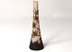 Petit vase soliflore pâte verre Richard Loetz chardons Art Nouveau XXè