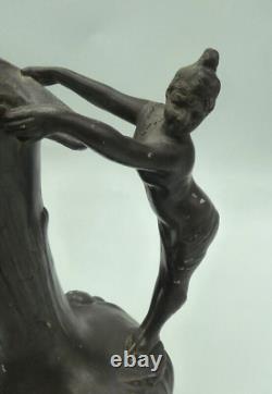 Pichet art nouveau en étain #5225#