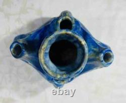 Pierrefonds Vase Gres Ecrevisses Scarabee Art Nouveau Jugendstil Oise Picardie