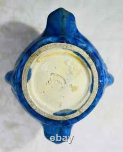 Pierrefonds Vase Gres Ecrevisses Scarabee Art Nouveau Jugendstil Oise Picardie