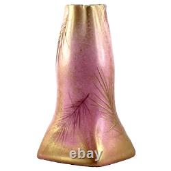 RARE VASE Céramique Art Nouveau LÉVY-DHURMER & CLEMENT MASSIER à GOLFE-JUAN 19th