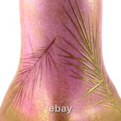 RARE VASE Céramique Art Nouveau LÉVY-DHURMER & CLEMENT MASSIER à GOLFE-JUAN 19th