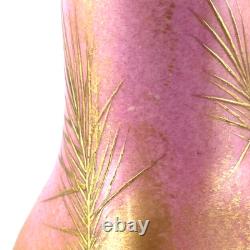 RARE VASE Céramique Art Nouveau LÉVY-DHURMER & CLEMENT MASSIER à GOLFE-JUAN 19th