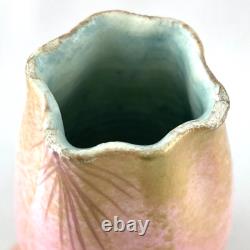 RARE VASE Céramique Art Nouveau LÉVY-DHURMER & CLEMENT MASSIER à GOLFE-JUAN 19th