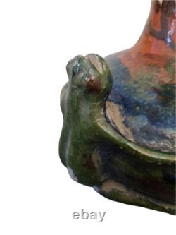 RARE VASE EN GRÈS, ART NOUVEAU. Bigot, Dalpayrat, Lerat, Rambervillers, Mougin