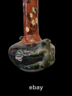 RARE VASE EN GRÈS, ART NOUVEAU. Bigot, Dalpayrat, Lerat, Rambervillers, Mougin