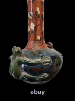 RARE VASE EN GRÈS, ART NOUVEAU. Bigot, Dalpayrat, Lerat, Rambervillers, Mougin