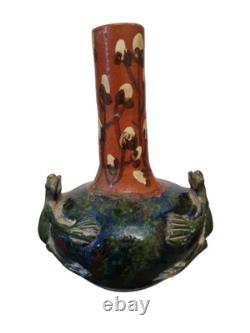 RARE VASE EN GRÈS, ART NOUVEAU. Bigot, Dalpayrat, Lerat, Rambervillers, Mougin