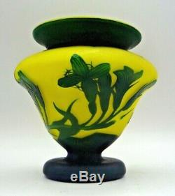 RICHARD BURGSTHAL Loetz, petit vase art nouveau, gallé, daum, muller, schneider