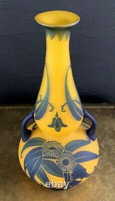 RICHARD LOETZ Grand vase art nouveau -art deco daum-schneider-muller