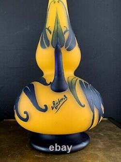 RICHARD LOETZ Grand vase art nouveau -art deco daum-schneider-muller