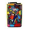 ROMERO BRITTO MIAMI POP ART CHEEK TO CHEEK Tischvase Goebel Porzellan NEU