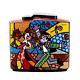 ROMERO BRITTO POP ART KUNST aus Miami FOLLOW ME Vase, Design Objekt
