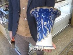 ROSENTHAL Rosari grand vase art nouveau Guldbrandsen figurine cobalt