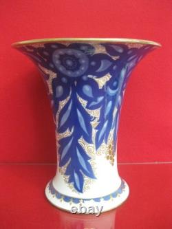 ROSENTHAL Rosari grand vase art nouveau Guldbrandsen figurine cobalt