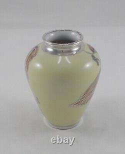 Rare Art Nouveau Vase en Porcelaine Avec 1000/1000 Silberummantelung #6