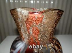 Rare Paire Vases Japonisant Ernest Baptiste Leveille Paris Art Nouveau