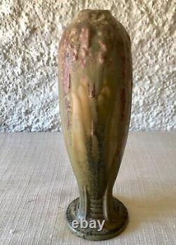 Rare VASE Bouteille Art Nouveau en GRÈS Signé J. MOUGIN 337 et en creux 202 P