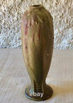 Rare VASE Bouteille Art Nouveau en GRÈS Signé J. MOUGIN 337 et en creux 202 P