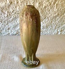 Rare VASE Bouteille Art Nouveau en GRÈS Signé J. MOUGIN 337 et en creux 202 P