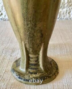 Rare VASE Bouteille Art Nouveau en GRÈS Signé J. MOUGIN 337 et en creux 202 P