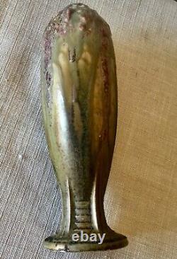 Rare VASE Bouteille Art Nouveau en GRÈS Signé J. MOUGIN 337 et en creux 202 P