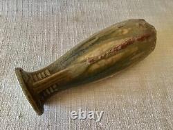 Rare VASE Bouteille Art Nouveau en GRÈS Signé J. MOUGIN 337 et en creux 202 P