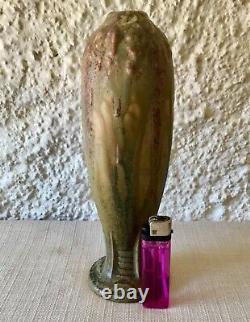 Rare VASE Bouteille Art Nouveau en GRÈS Signé J. MOUGIN 337 et en creux 202 P