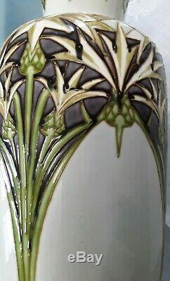 Rare Vase Boch Frères Kéramis BFK Art Nouveau