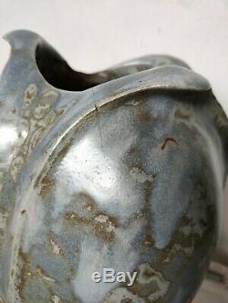 Rare Vase Bulbe Art Nouveau Ernest Carriere