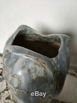 Rare Vase Bulbe Art Nouveau Ernest Carriere