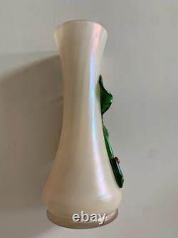 Rare Vase De Leopold Bauer & Loetz Art Nouveau Viennois 1900