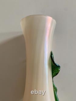 Rare Vase De Leopold Bauer & Loetz Art Nouveau Viennois 1900