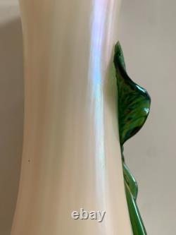Rare Vase De Leopold Bauer & Loetz Art Nouveau Viennois 1900