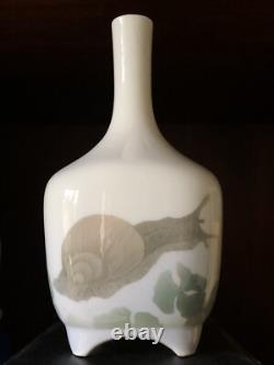 Rare Vase THOMSEN Royal Copenhagen Escargot Porcelaine Porcelain Art Nouveau