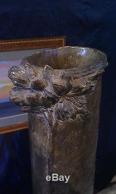 Rare vase Art Nouveau Friedrich Goldscheider 1845-1897 signé