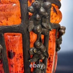 Rare vase Art Nouveau signé Daum Nancy & Louis Majorelle circa 1900