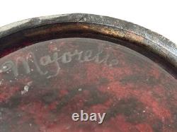 Rare vase Art Nouveau signé Daum Nancy & Louis Majorelle circa 1900
