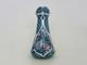 Rare vase Art Nouveau signé H GILLIERON décor floral en faïence