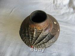 Rare vase Josef Strnact Teplitz Art nouveau décor à la toile d'araignée app 1920