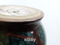 Rare vase en céramique art nouveau Rozenburg den haag