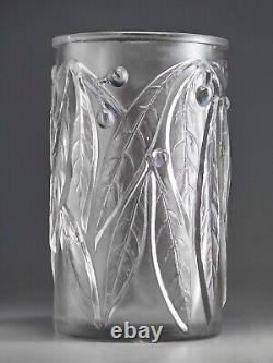 René Lalique vase original art nouveau art décoratif verre
