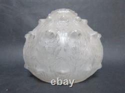 René lalique vase art nouveau art déco modèle fougères 1912 verre pressé moulé