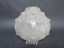 René lalique vase art nouveau art déco modèle fougères 1912 verre pressé moulé