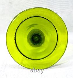 St Louis Acid Etched Glass Vase Cristal Grave Acide De Couleur Colore Baccarat
