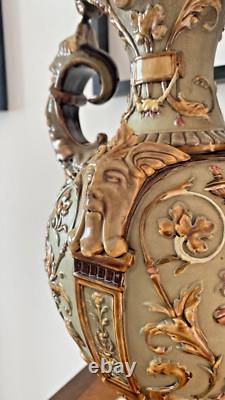 Sublime Vase Art Nouveau Wilhelm Schiller & Sons Circa 1900-Pièce de Collection
